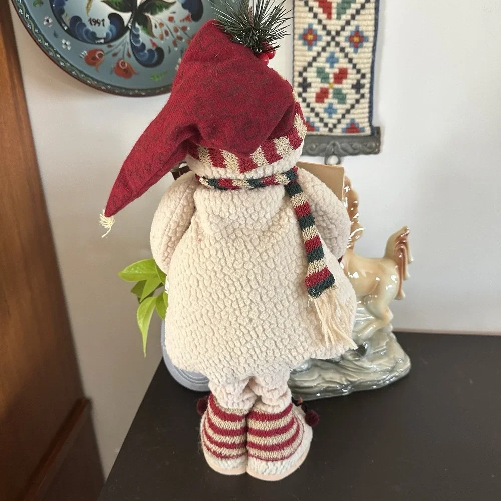 VTG Standing Country Rustic Snowman 